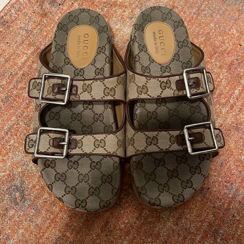 GUCCI Men's slide sandal with straps size 10 US / 9 UK
